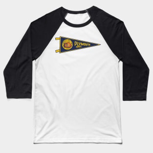 Plymouth Massachusetts Pennant Baseball T-Shirt